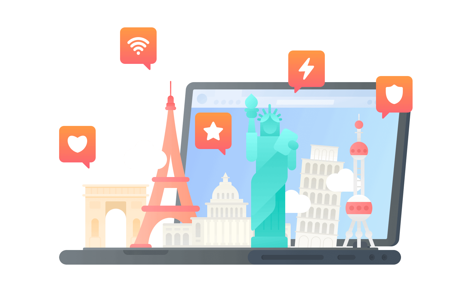在福克兰连接到中国的软件 - 翻回VPN